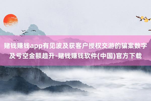 赌钱赚钱app有见波及获客户授权交游的骗案数字及亏空金额趋升-赌钱赚钱软件(中国)官方下载