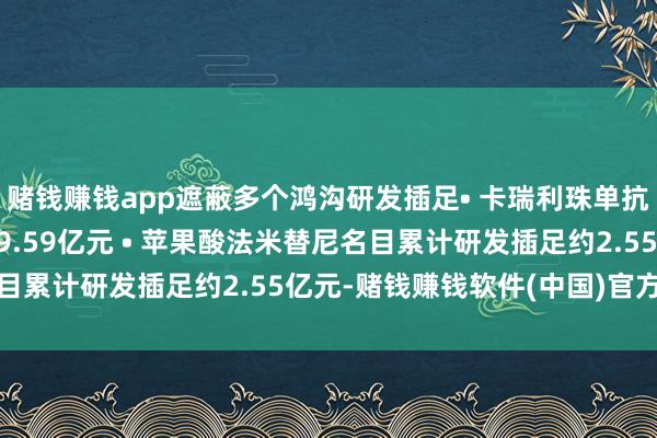 赌钱赚钱app遮蔽多个鸿沟研发插足• 卡瑞利珠单抗名目累计研发插足约29.59亿元 • 苹果酸法米替尼名目累计研发插足约2.55亿元-赌钱赚钱软件(中国)官方下载